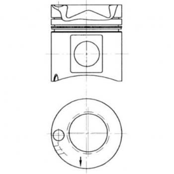 Kit de reparación de pistón KOLBENSCHMIDT 93171960