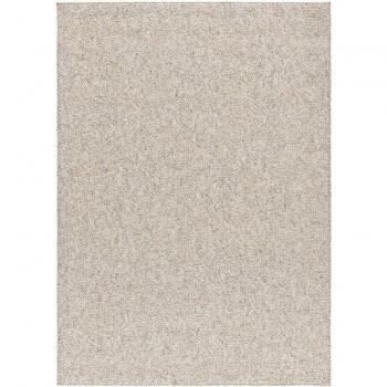 Alfombra Petra Universal XXI, lavable, tejido en bucle, color crema, tamaños disponibles: 80x150 cm, 120x170 cm, 160x230 cm y 200x290 cm