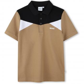 Polo BOSS à manches courtes 10A Marron