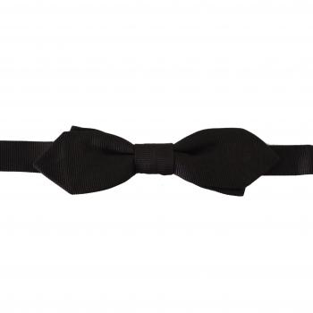 Silk Butterfly Bowtie in Black by Dolce & Gabbana