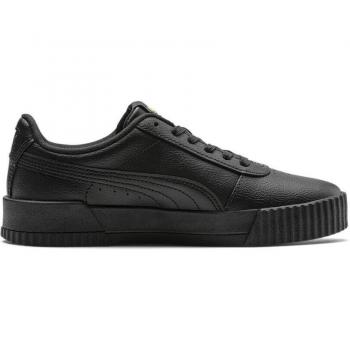 Sneaker PUMA CARINA L Gr. 38,5, schwarz (puma black, puma team gold) Schuhe
