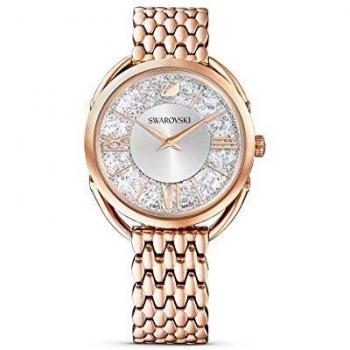 Cuarzo Swarovski Crystalline 35 mm, correa de acero inoxidable