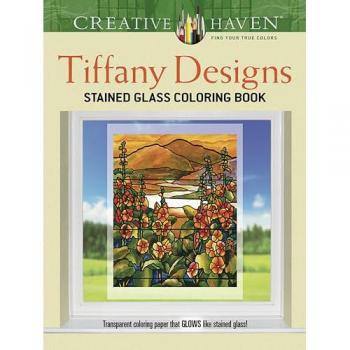 Creative Haven Tiffany Designs Stained Glass Coloring Book