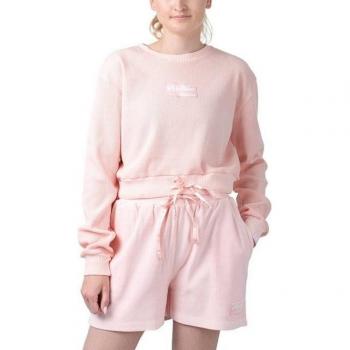 Ellesse Lusso Crop Sweatshirt – Light Pink – Größe S – Damen