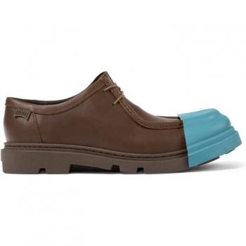 CAMPER Junction Brown Smooth Leather Formal Shoes for Women