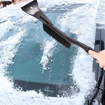 TiOODRE Schwarz Auto Schaber mit ergonomischem Griff
