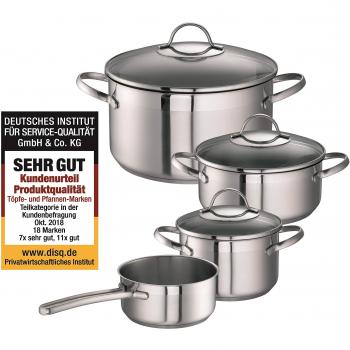 Rohe Merena Silver 7 4‑Piece Stainless Cookware Collection