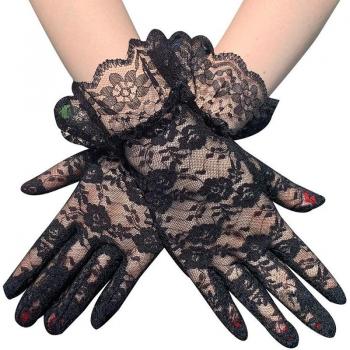 Feminine Lace Party Gloves