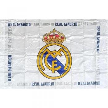 Escudo Real Madrid 150x100 – Bandera Blanca Oficial para Palos