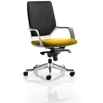 Xenon Executive White Shell Medium Back Chair