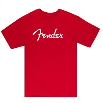 Fender Spaghetti Logo Graphic Tee, Dakota Red, M