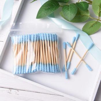 100Pcs Ear Cleaning Cotton Swabs