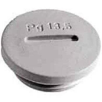 Tappo PG9 in Polistirolo Grigio Chiaro (RAL 7035)