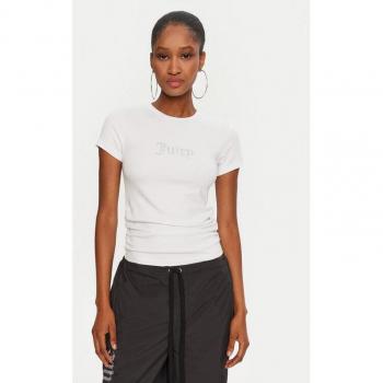 Juicy Couture Elegantes T-Shirt mit Strass und Raffung