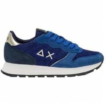 Sun68 Ally Glitter Textile Sneakers Blu Royal