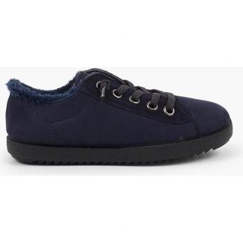 Baskets d'hiver pour enfants avec fourrure bleue Pisamonas