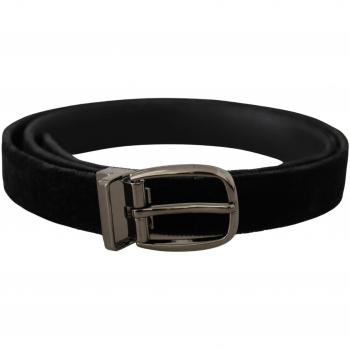 Elegante Zwarte Fluwelriem