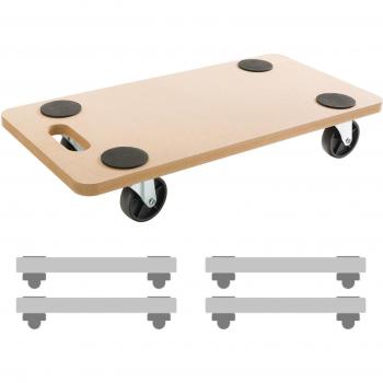 Planche à roulettes Arebos | 4 roulettes | supporte jusqu'à 200 kg