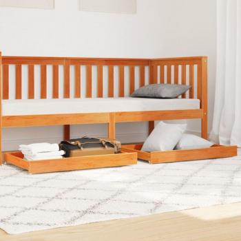 Cassettiin Duo Marrone Legno Pino Dormeuse