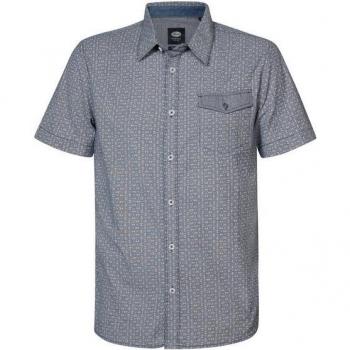 Camicia a Maniche Corti Petrol Blue L