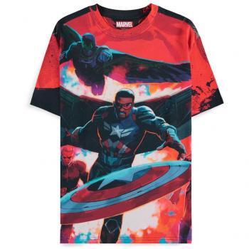 Captain America AOP T-Shirt für Herren