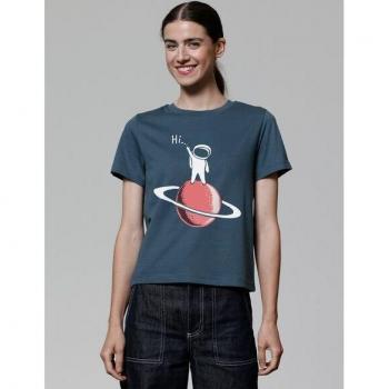 Astronaut sagt Hallo Frauen T-Shirt