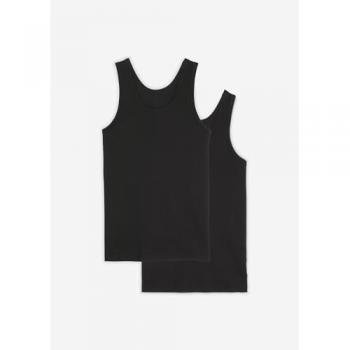 Marc O'Polo Feinripp Muscleshirt 2er Pack Schwarz XXL