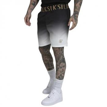 Siksilk Black & White Gradient Swim Shorts XL