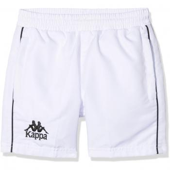 Unisex Kappa Balbano Kurzhose in Weiß, Größe XS
