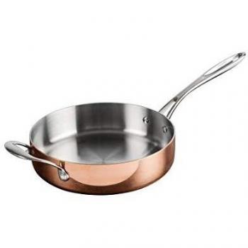 Vogue 24cm Tri-Wall Copper Sauté Pan