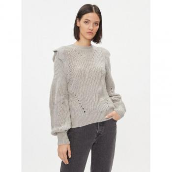 VILA Grau Pullover Norila 14090231 – Reg. Passform