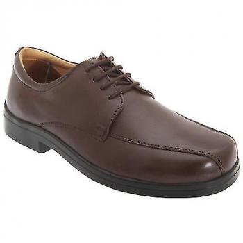 Roamers XXX Chaussures 4 Yeux Noir Tramline 15 UK