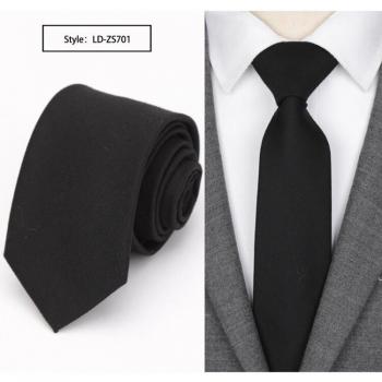Slim Red Wool Business Neck Tie