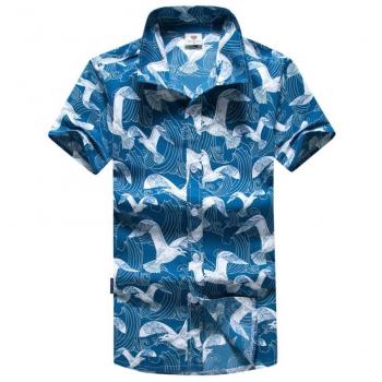 Camisa Cuello Vuelto Hawaii Sol