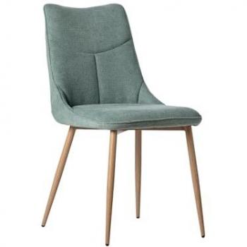 Selma Silla comedor menta 85x46 cm, diseño con patas de roble
