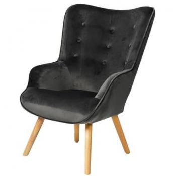 Sillón estilo Nórdico “Gris Oscuro” colecc. Enjoy