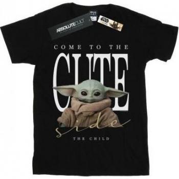 Camiseta de Algodón para Damas Star Wars The Mandalorian El Lado Tierno