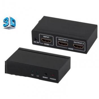 Shiverpeaks HDMI Splitter, 1x IN 2x OUT with Netzteil, 4K2K 3D