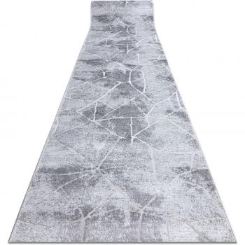 RugsX Grey Marble Runner 200 cm