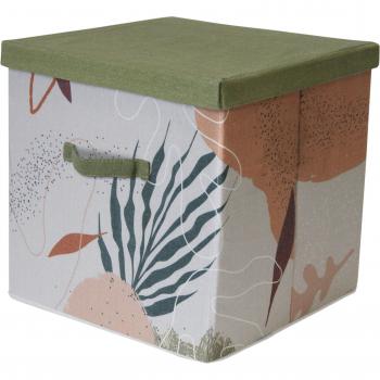 Panier en tissu imprimé Aromatic Tones