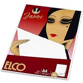 ELCO Bloc notes Velin A4 71311.10 blanc 40 feuilles