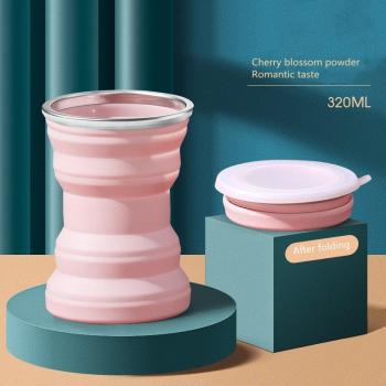 Compact Silicone Travel Drinking Mug