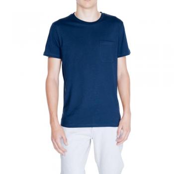 Peuterey Blue Short Sleeve Top for Men