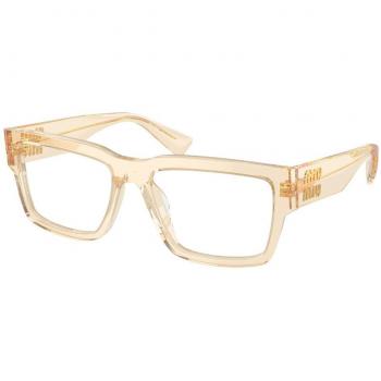 Miu Miu Mujer MU 02XV 11T1O1 Marcos de vista Acetato Marrón Transparente