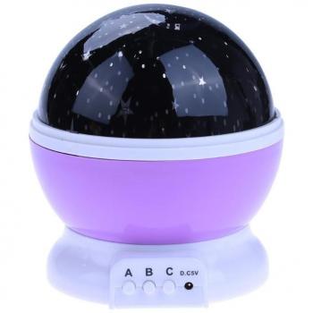 Rotating LED Night Light Projector