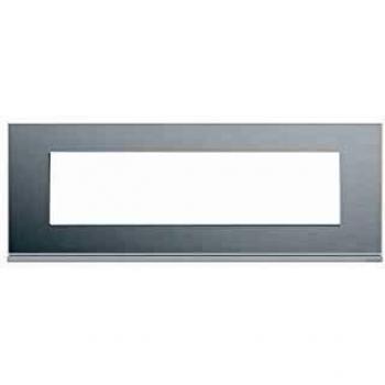 Plaque aluminium 8 modules série Gallery Hager