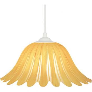 Nicole TOSL Suspensión de Vidrio con Cúpula Amarilla 29×70 cm