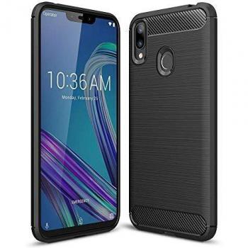 Blue Black Silicone Gel Case for Asus Zenfone Max Pro M2 (Model ZB631KL)