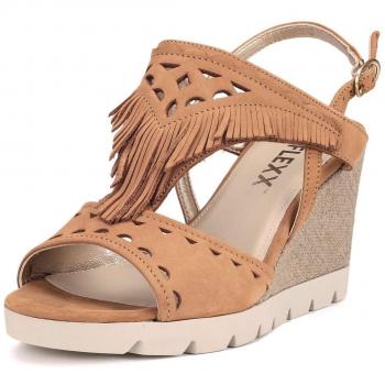 Zeppa Pow Wow FLEXX Sandalo Donna Marrone 38 EU