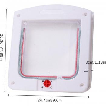 Wall Mount Pet Door for Cats and Small Dogs